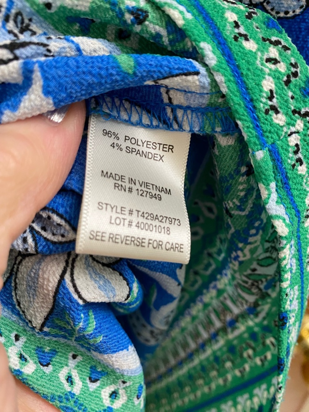Floral & Ivy Blouse. Size small - Picture 4 of 4